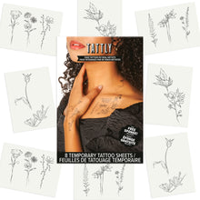 Fine Florals Tattoo Set