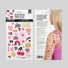 Golden Hearts Tattoo Sheet