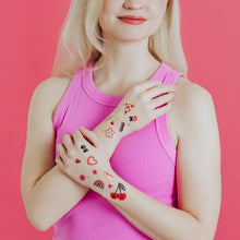 Golden Hearts Tattoo Sheet