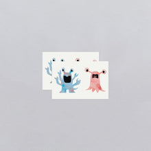 Glitter Monsters Tattoo